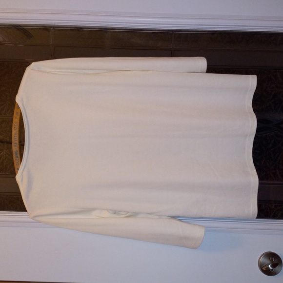 Alia Petite Size MP White Long Sleeve Women's Top Rhinestones Excel. Cond. - Picture 4 of 6